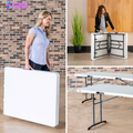 Commercial 6' Fold-In-Half Table, 2-Pack