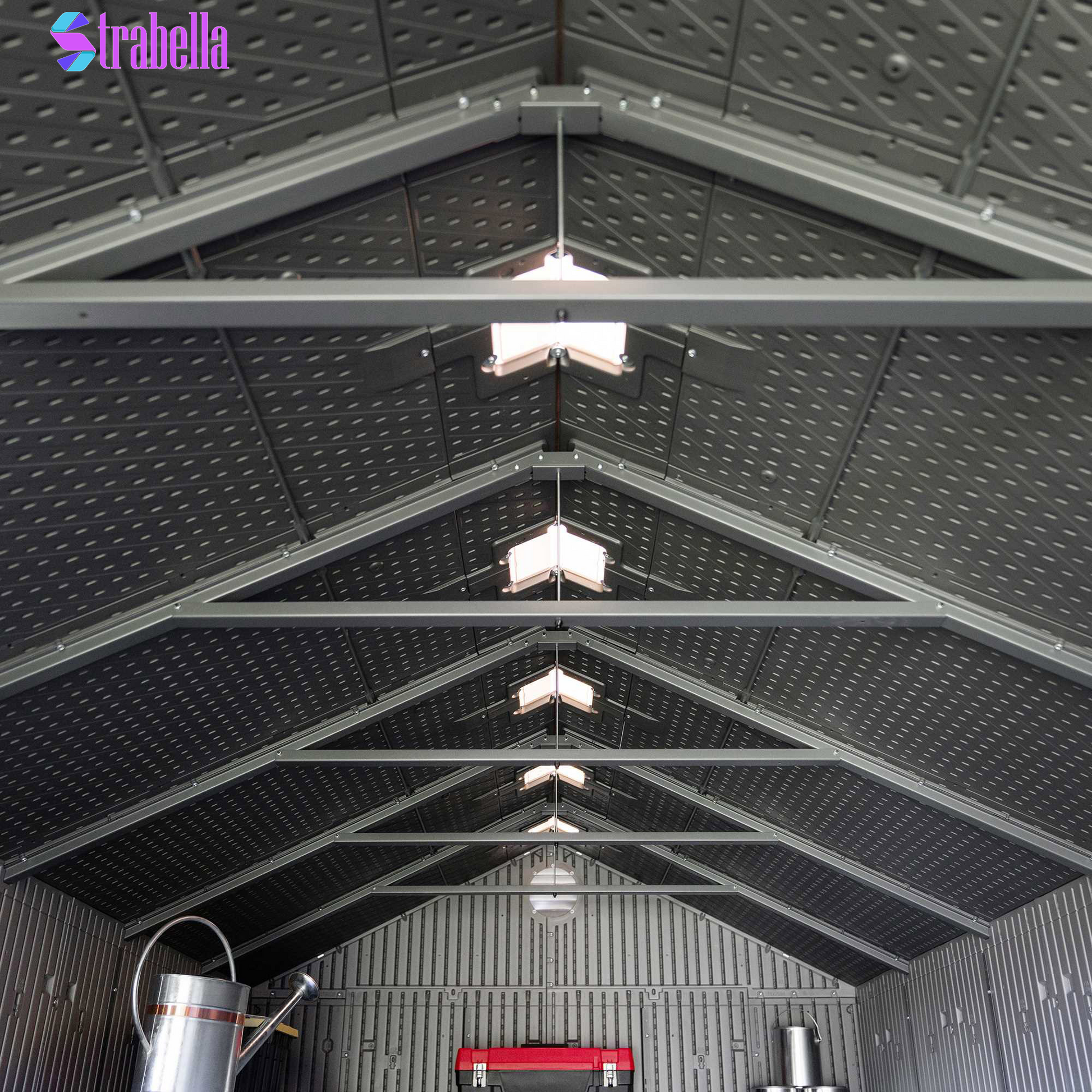 Resin Outdoor 8' X 17.5' Storage Shed