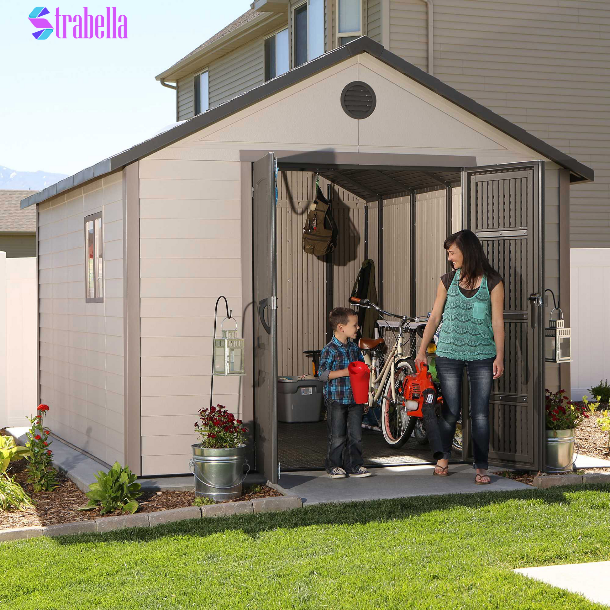 11' X 13.5' Resin Outdoor Storage Shed