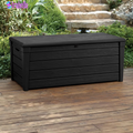 Brightwood 120 Gallon Large Durable Outdoor Storage and Weather Resistant Resin Deck Box