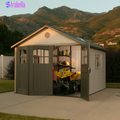 Resin Trifold Outdoor Storage Shed