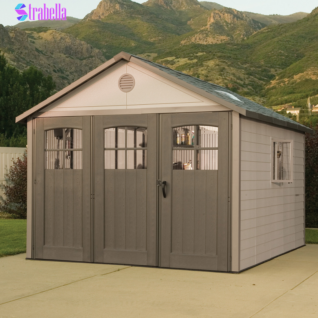Resin Trifold Outdoor Storage Shed