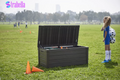 Brightwood 120 Gallon Large Durable Outdoor Storage and Weather Resistant Resin Deck Box