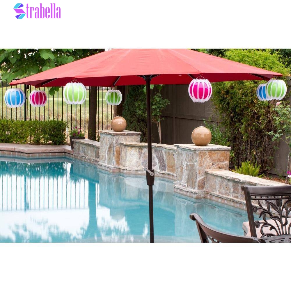 Floating Solar Swimming Pool Lantern - 2 Pack in Green