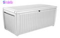 Sumatra 135 Gallon Large Durable Resin Outdoor Storage and Organization Deck Box Ideal for Garden Patio Furniture and Supplies
