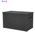 Java 230 Gallon XXL Durable Resin Outdoor Storage and Organization Deck Box Ideal for Garden Patio Furniture and Supplies