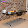 Commercial 6' Fold-In-Half Table, 2-Pack