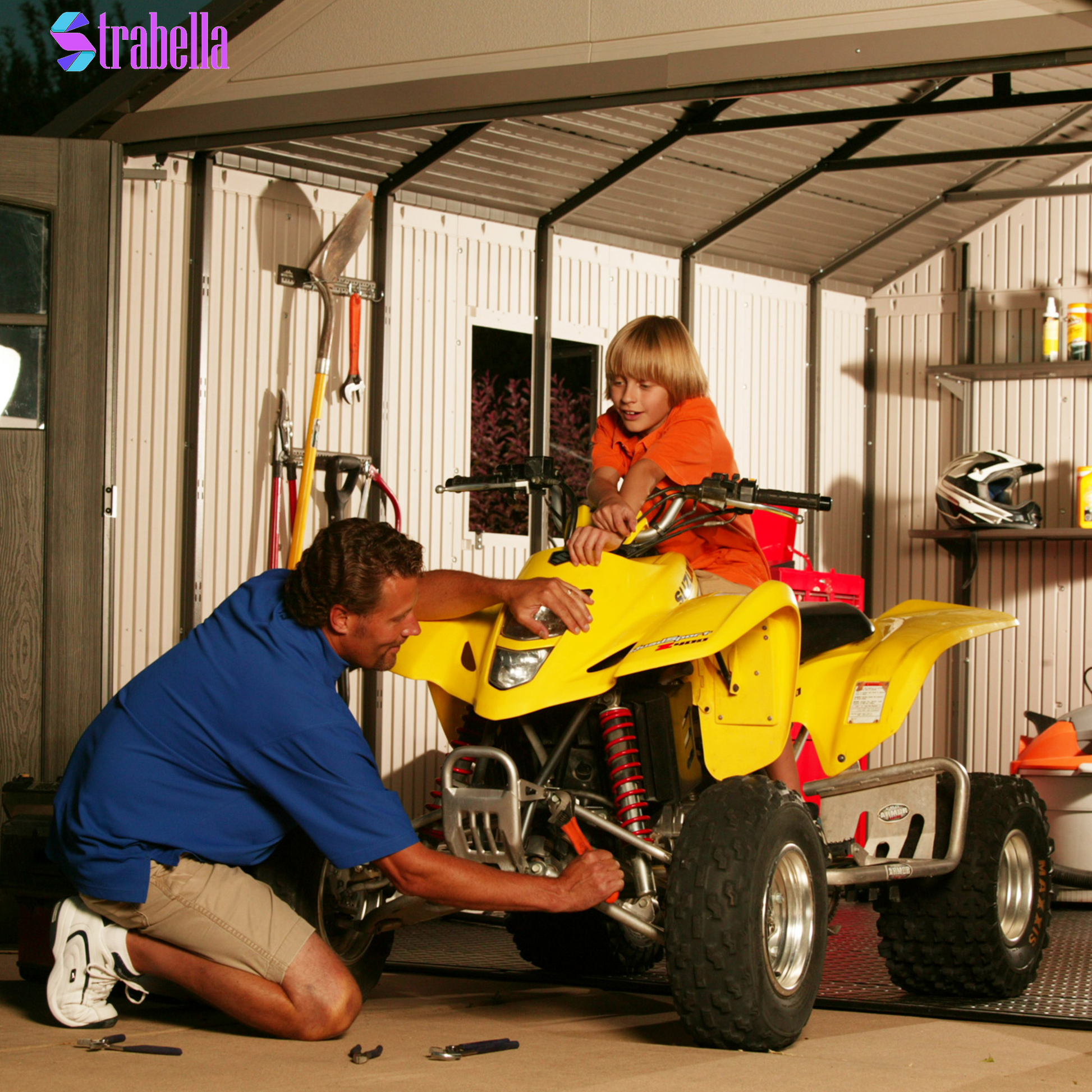 Resin Trifold Outdoor Storage Shed
