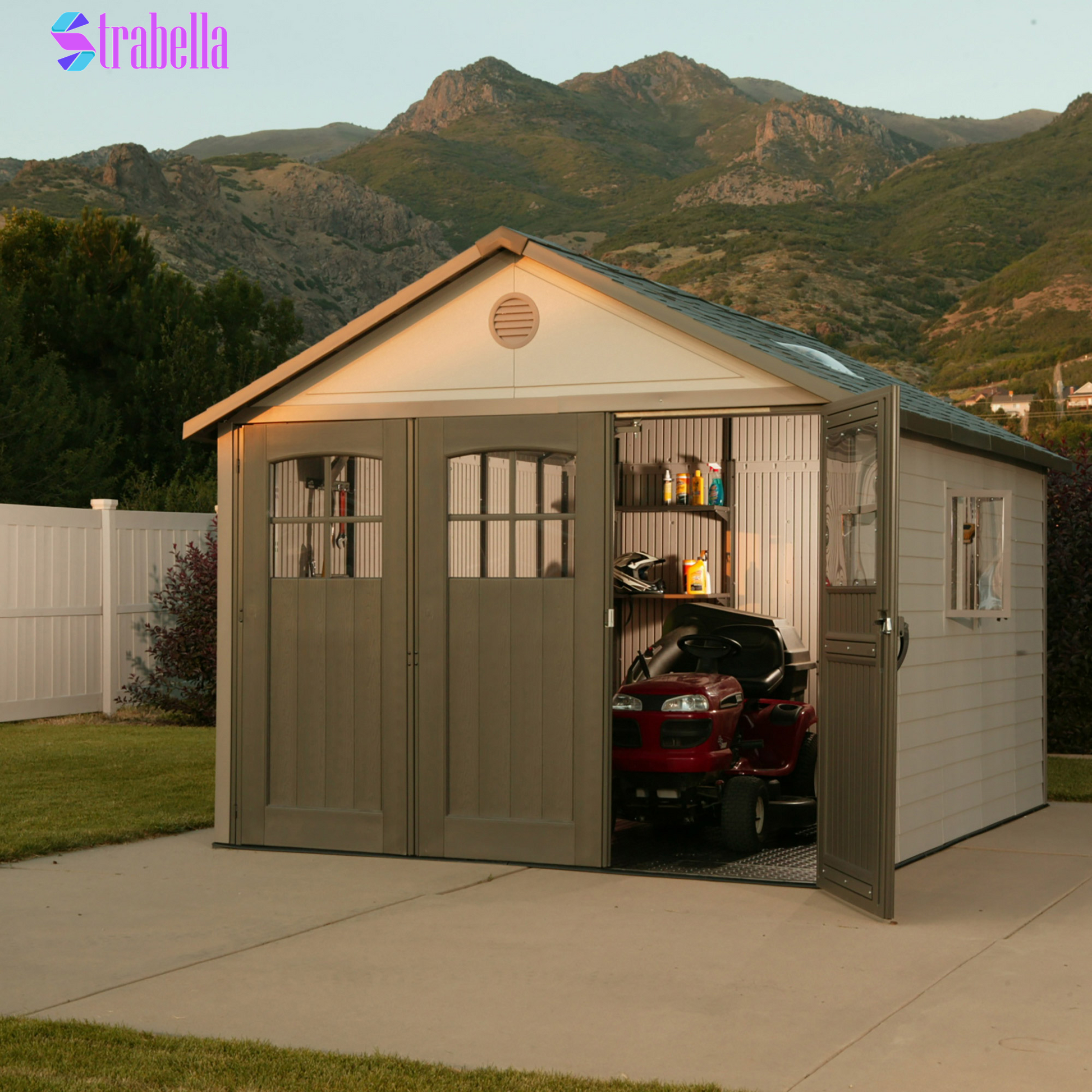 Resin Trifold Outdoor Storage Shed