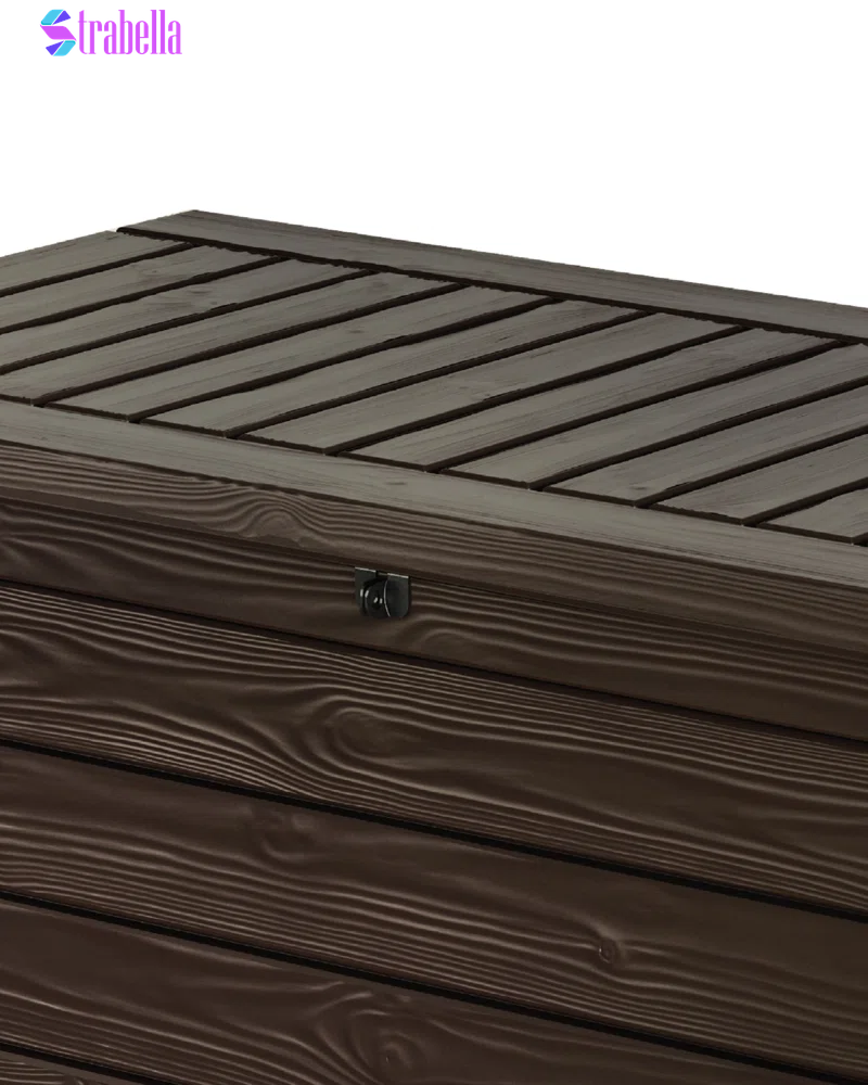 Westwood 150 Gallon Large Durable Resin Outdoor Storage and Organization Deck Box for Patio Furniture and Supplies