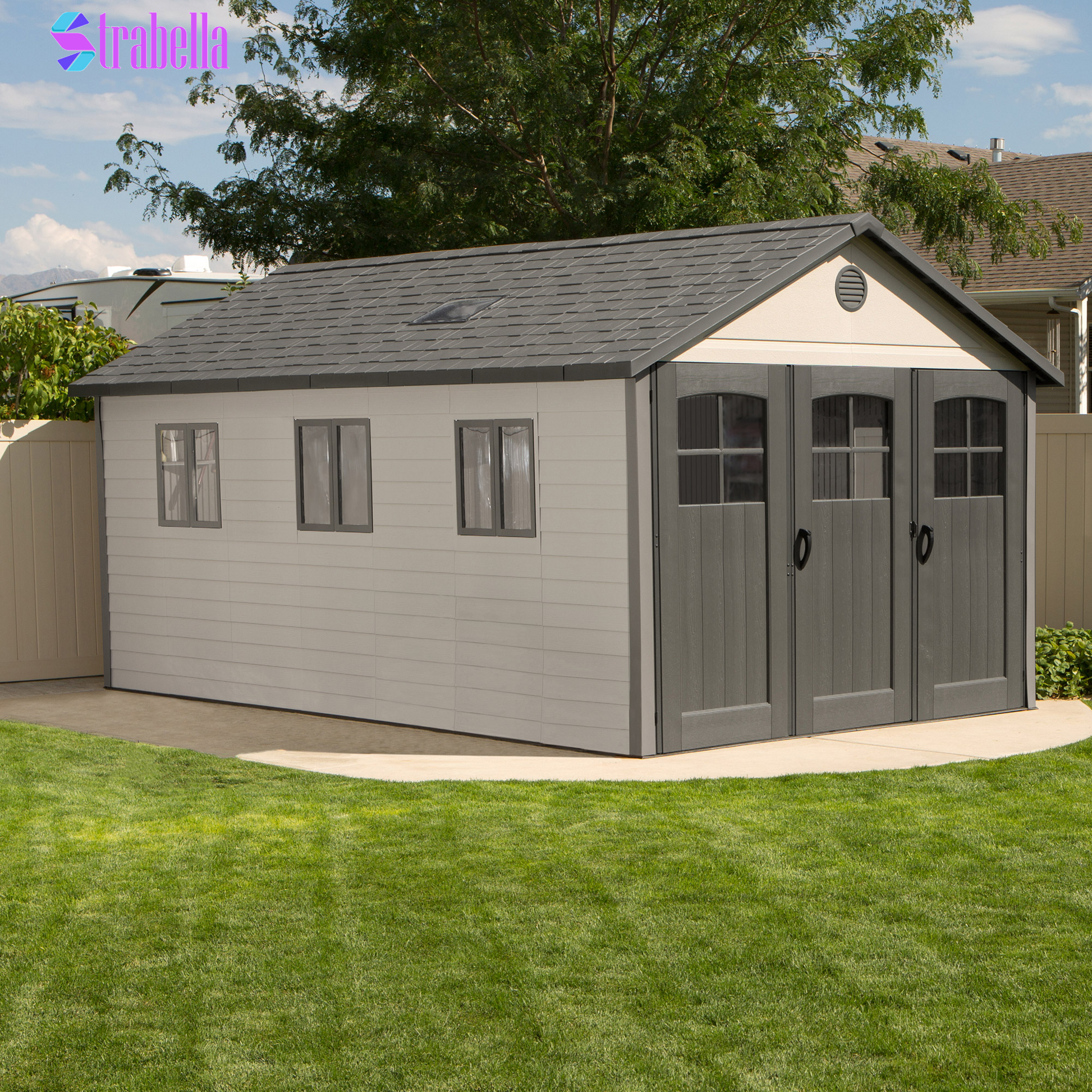 Resin Trifold Outdoor Storage Shed