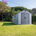 Resin Outdoor 8' X 17.5' Storage Shed