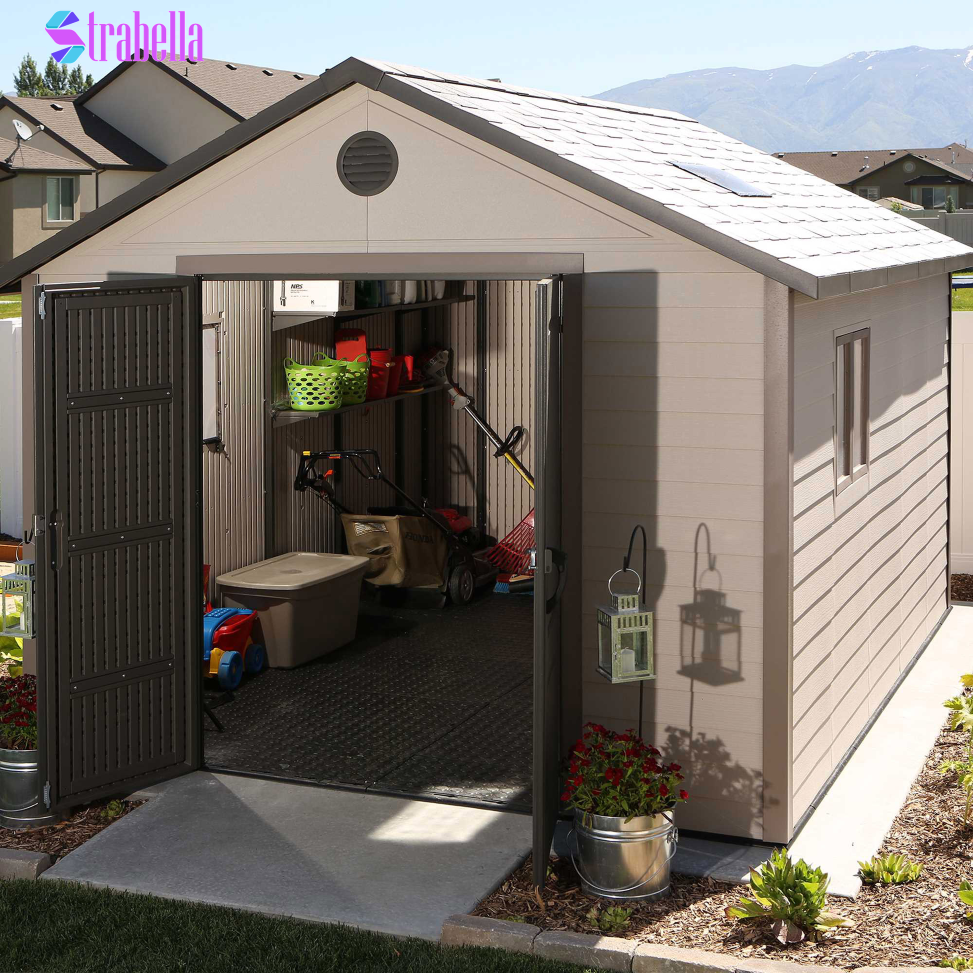 11' X 13.5' Resin Outdoor Storage Shed