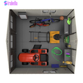 Resin Trifold Outdoor Storage Shed