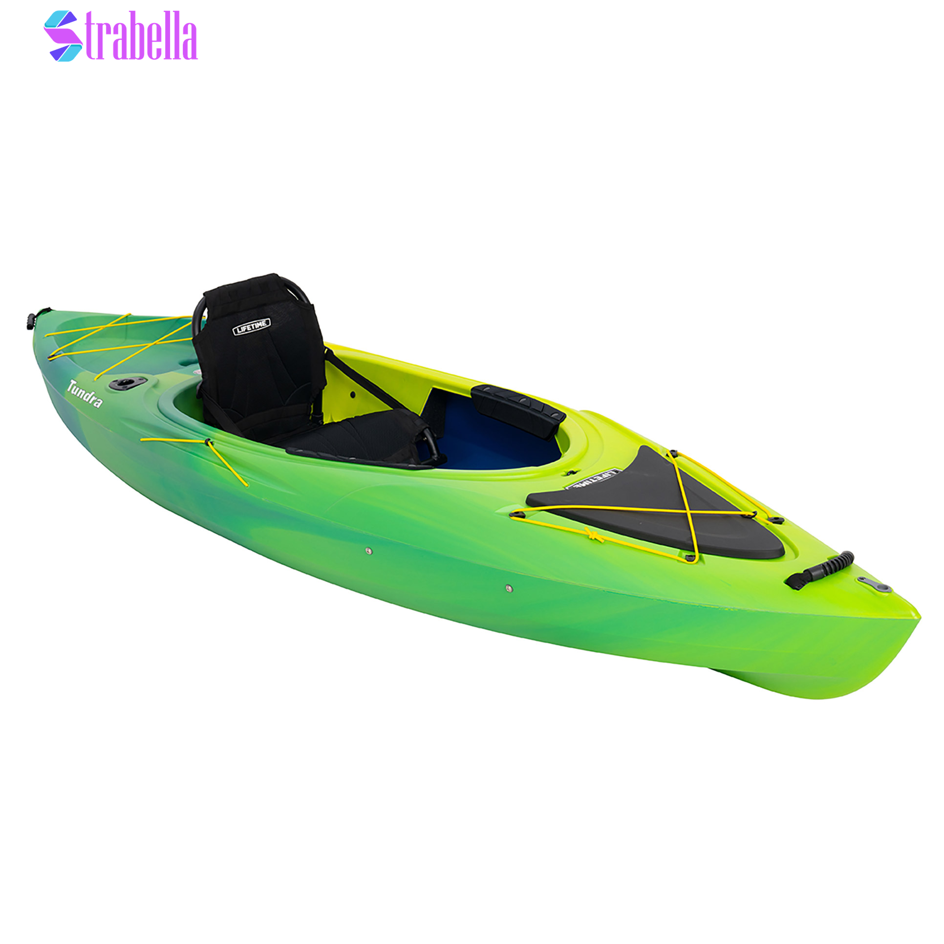 Lifetime Tundra 10’2” Sit-Inside Kayak with Paddle and Cartop Carrier Kit