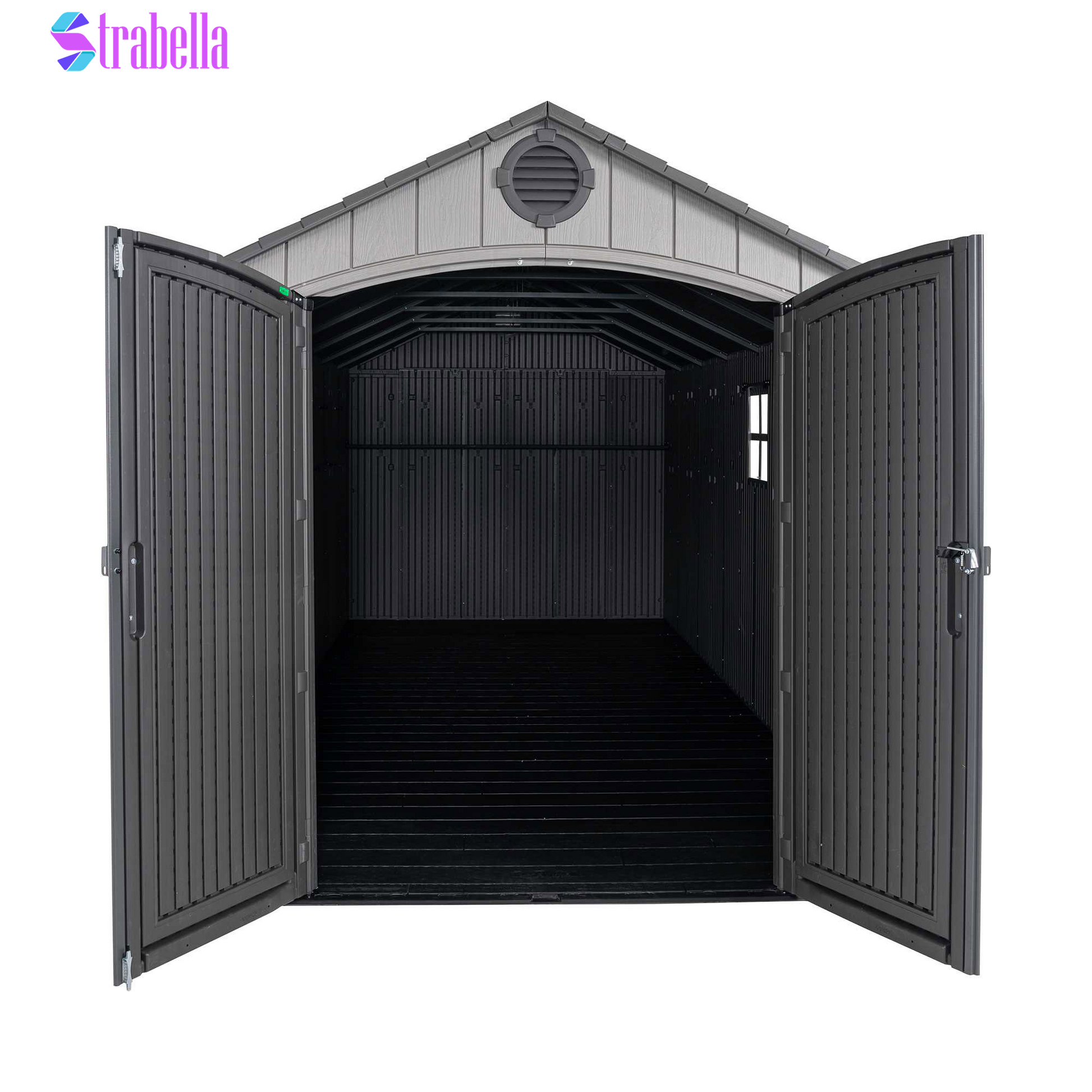 Resin Outdoor 8' X 17.5' Storage Shed