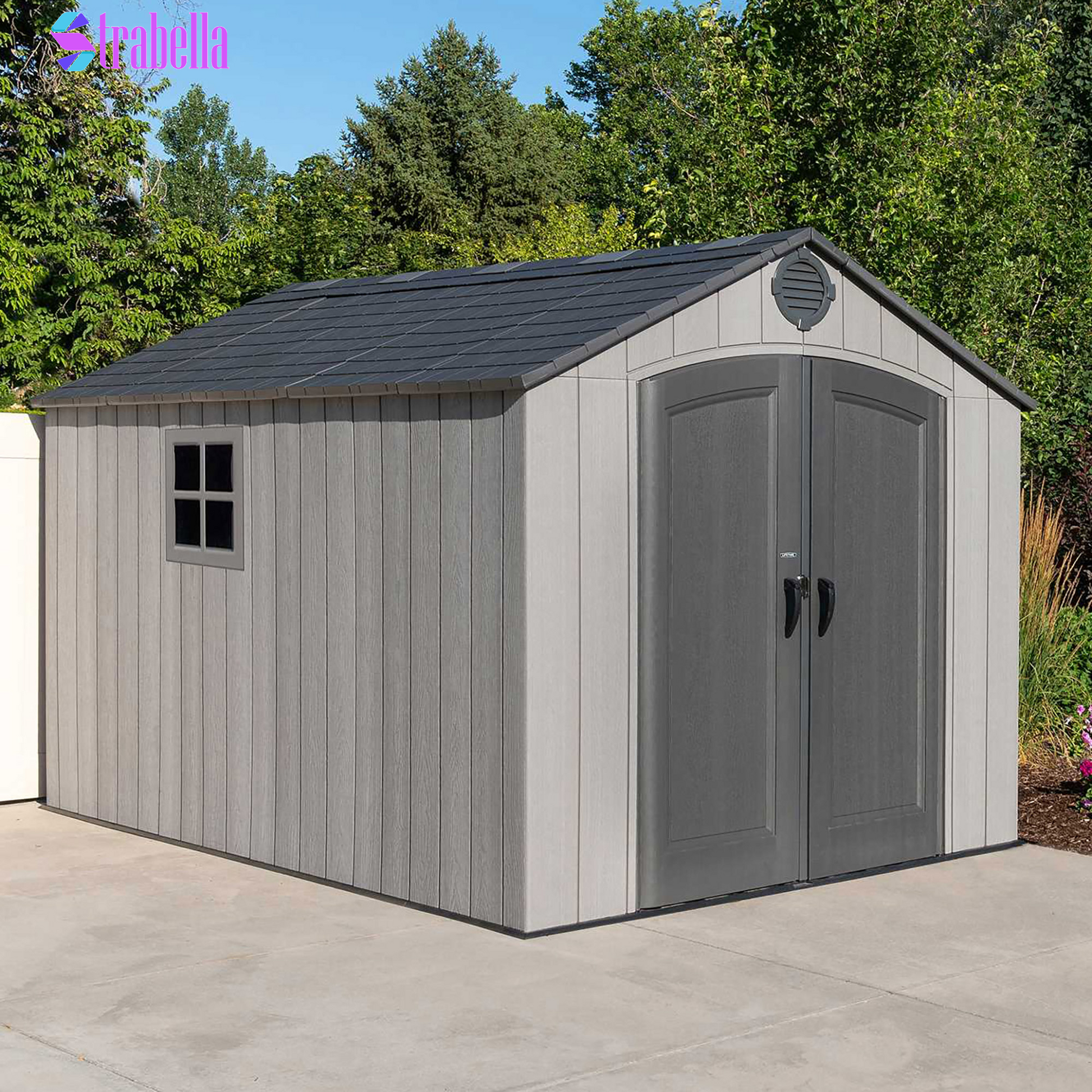 Resin Outdoor 8' X 12.5' Storage Shed
