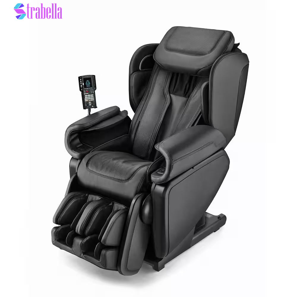 Kagra Black Synthetic Leather Super Stretch 4D Massage Chair