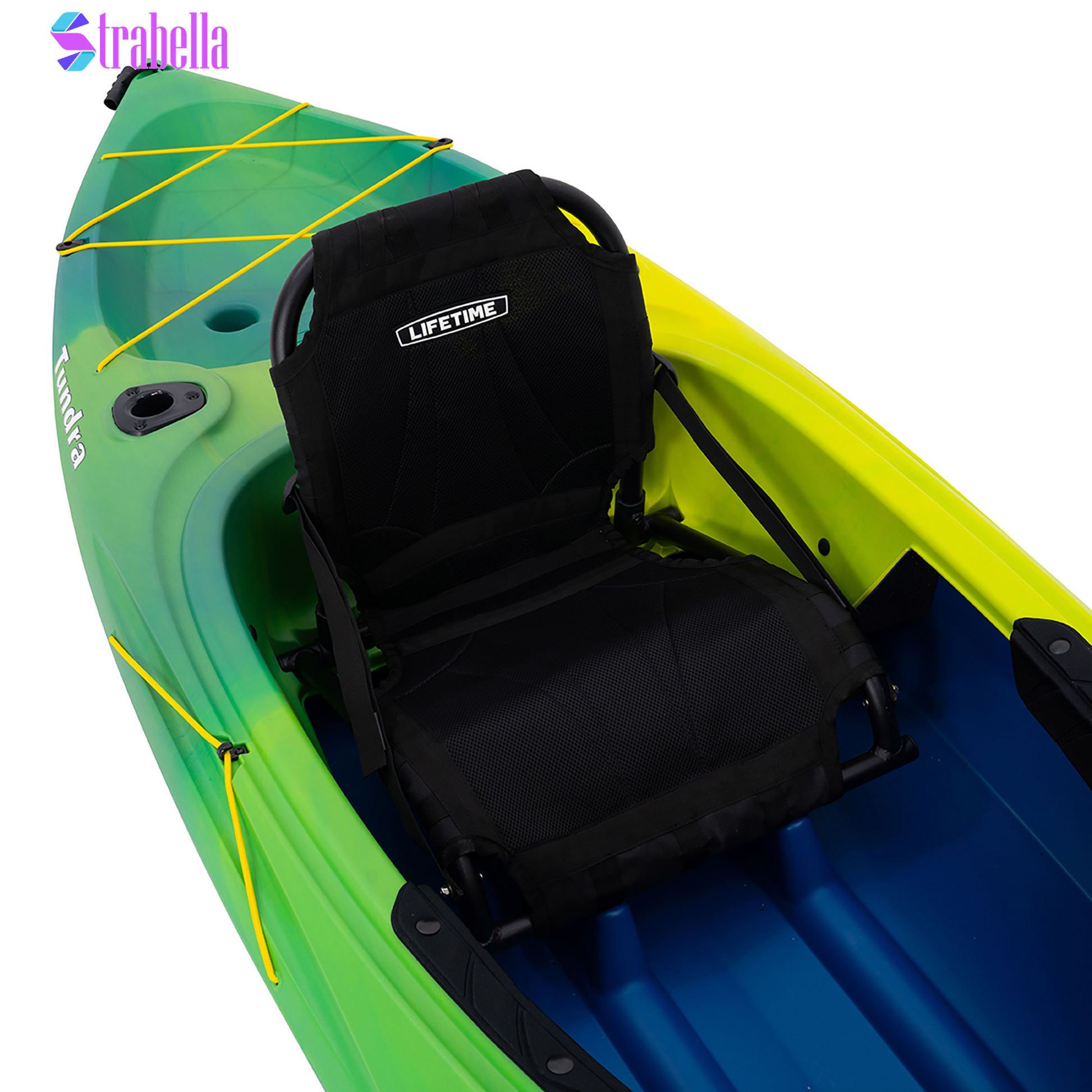Lifetime Tundra 10’2” Sit-Inside Kayak with Paddle and Cartop Carrier Kit