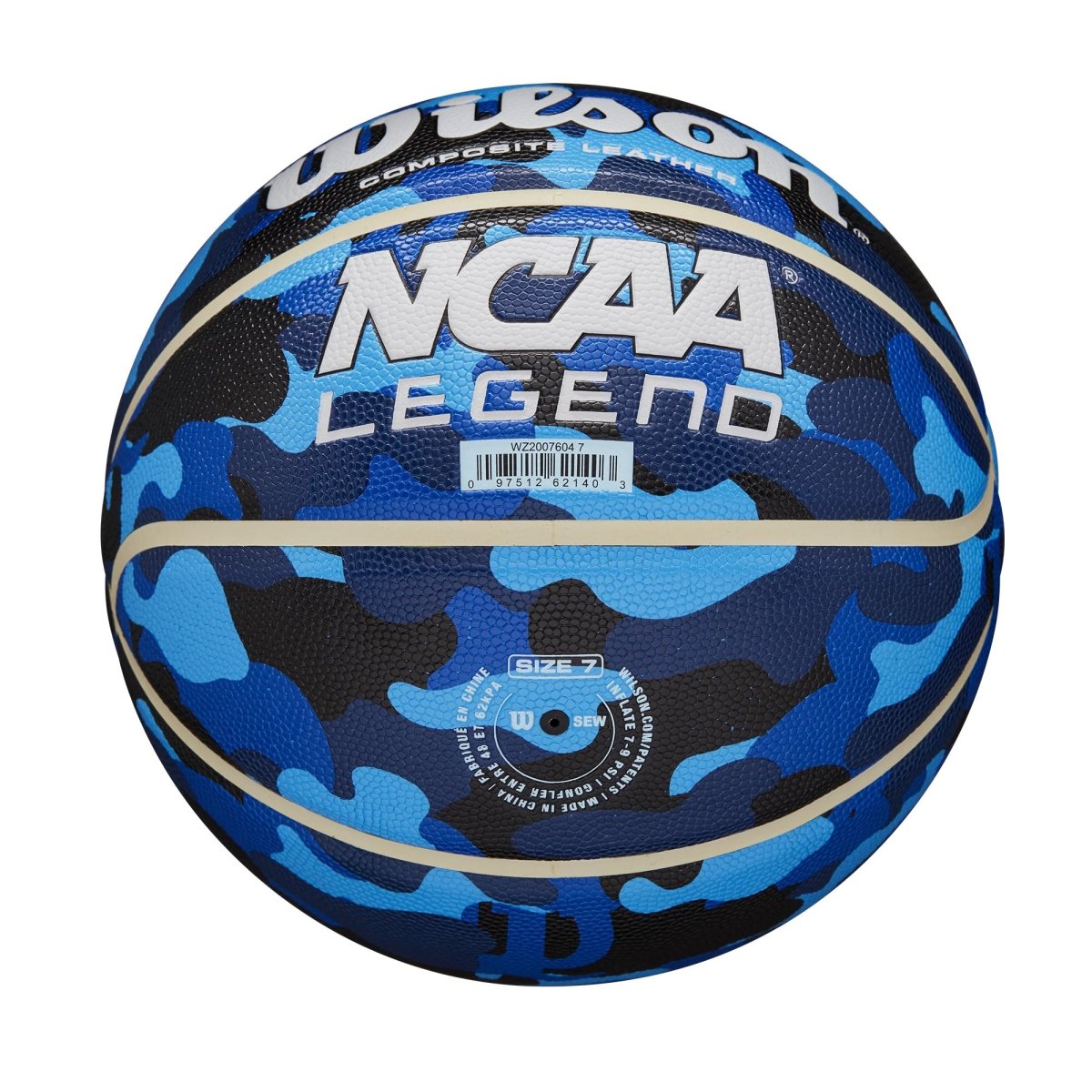 WILSON NCAA Legend Basketballs - Size 5, Size 6 and Size 7 - Strabella